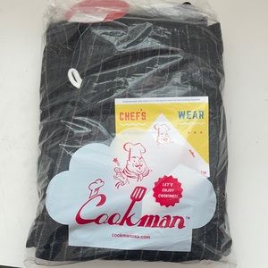 Cookman Chef Pants - Wool Mix Stripe : Light Gray